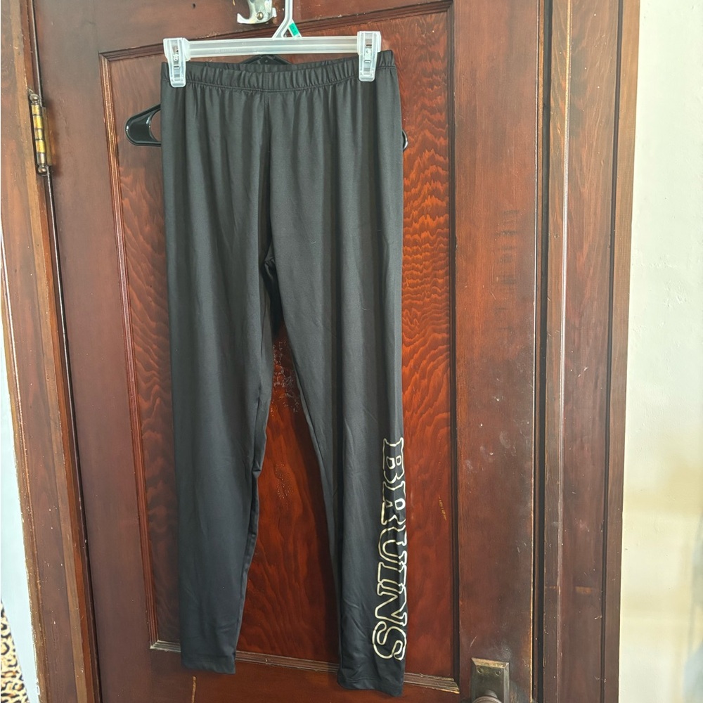 Black Bruins Leggings